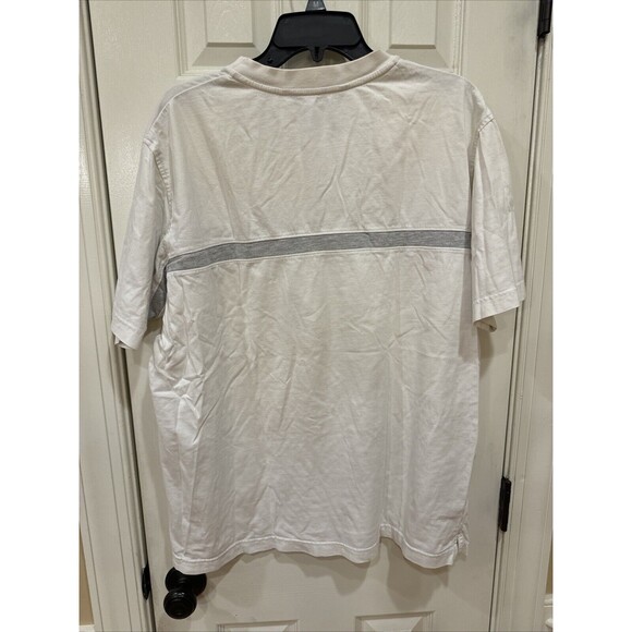 Vintage Y2K Nike Embroidered Mini Swoosh T-Shirt Size XL White Gray - Picture 5 of 5